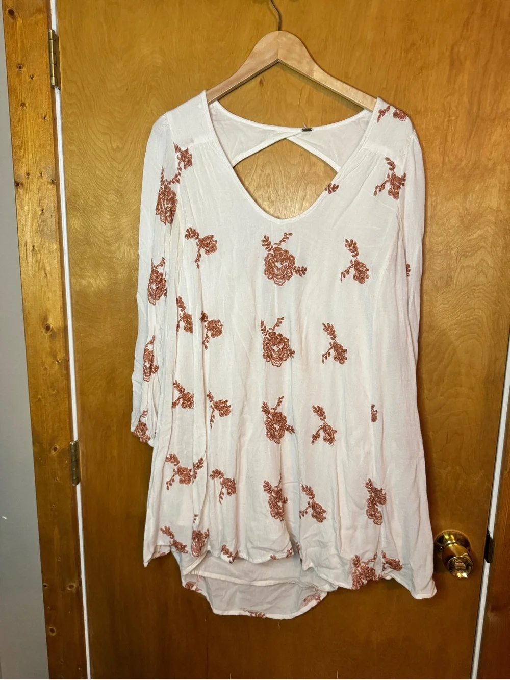 Free People Emma Austin Embroidered Dress